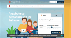 Desktop Screenshot of pfalzwerke.de